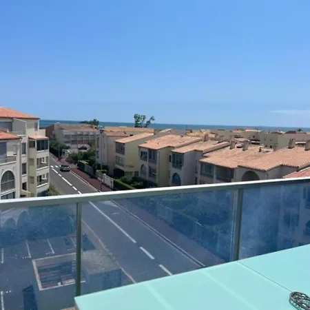 Cap D'agde : 3p Duplex Confort Avec Piscine Et Parking - Fr-1-749-12 Агд