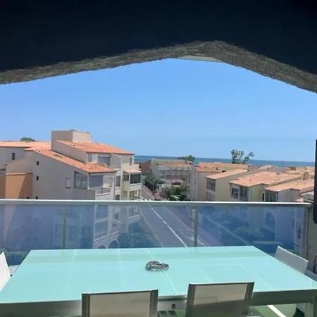 Cap D'agde : 3p Duplex Confort Avec Piscine Et Parking - Fr-1-749-12 Апартаменти